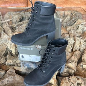 Timberland Black Leather Boots